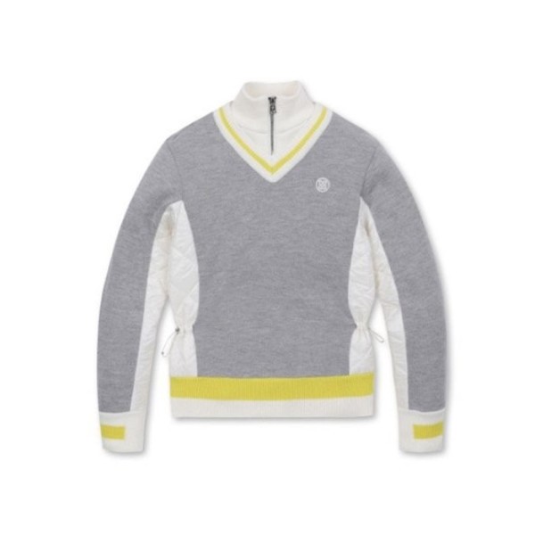 ✨[G/FORE] 지포어 여성 우븐 하이브리드 스웨터 - gol406x