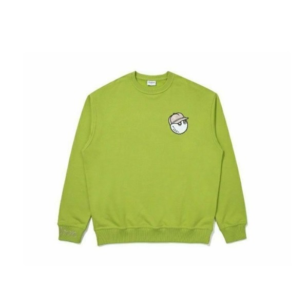 ✨[MALBON] 말본 여성 Buckets 크루넥 플리스 티셔츠 - gol469x