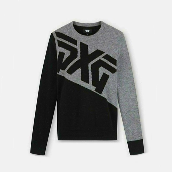 ✨PXG 남성 빅로고 라운드넥 스웨터 - gol488x