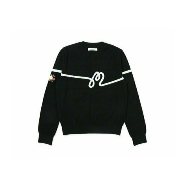 ✨[MALBON] 말본 여성 M 스크립트 스웨터 - gol525x