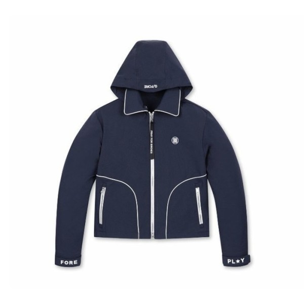 ✨[G/FORE] 지포어 여성 컬러 라인 후디 봄버 점퍼 - gol557x