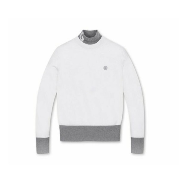 ✨[G/FORE] 지포어 여성 프론트-백 컬러 매칭 넥 스웨터 - gol567x