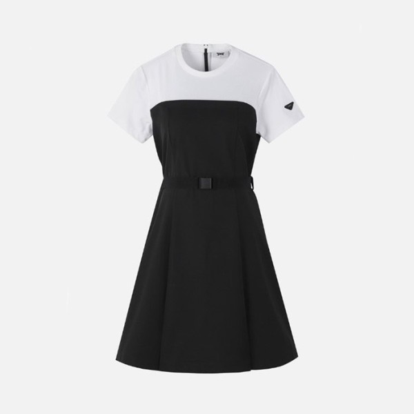 ✨PXG 여성 카라 블록 원피스 - gol621x