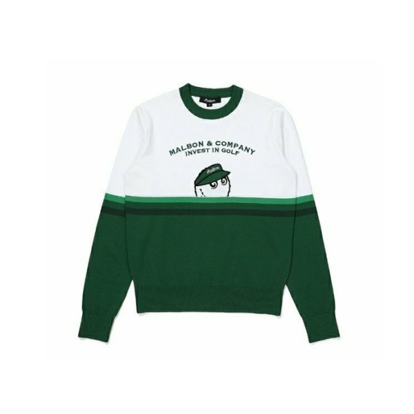 ✨[MALBON] 말본 여성 샤이 버킷 스웨터 - gol635x