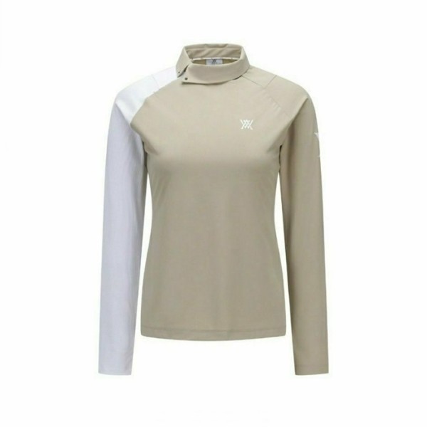 ✨[ANEWGOLF] 어뉴골프 여성 W 사선카라 라글란 - gol646x