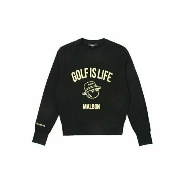 ✨[MALBON] 말본 여성 Golf is Life 스웨터 - gol652x