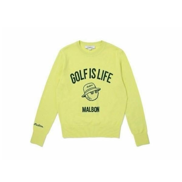 ✨[MALBON] 말본 여성 Golf is Life 스웨터 - gol653x