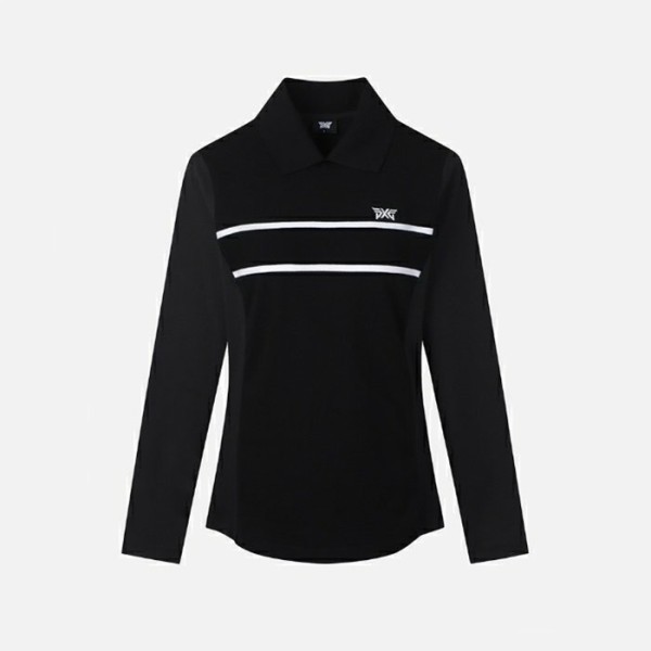 ✨PXG 여성 니트 하이브리드 카라 긴팔 티셔츠 - gol663x