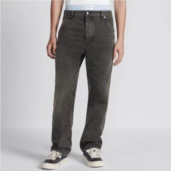 ✨디올 남성 블랙 청바지 - Dior Mens Black Jeans - dic879x
