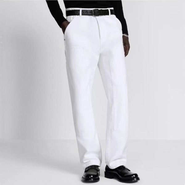 ✨디올 남성 화이트 청바지 - Dior Mens Whie Jeans - dic880x