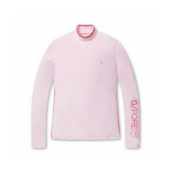 ✨[G/FORE] 지포어 여성 모크 넥 Tshirt 롱슬리브 - gol704x