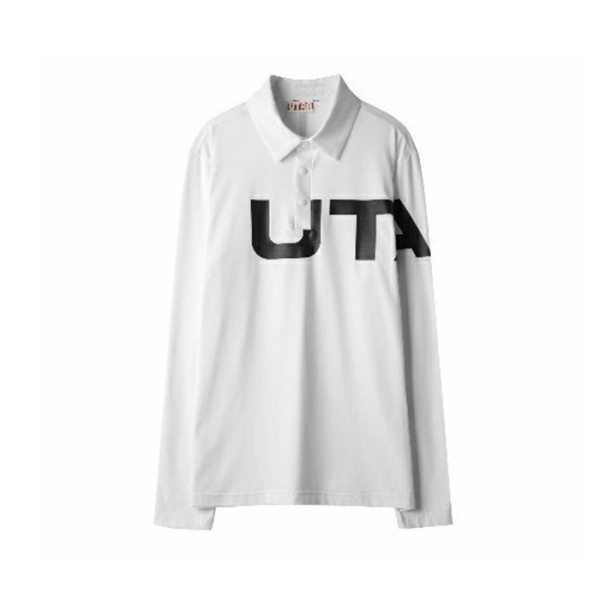 ✨[UTAA] 유타 여성 스윙 핏 빅 로고 테잎 롱 슬리브 - gol708x
