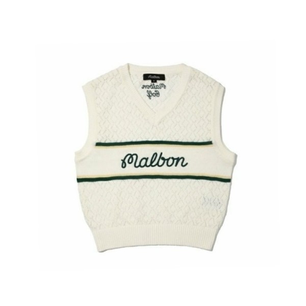 ✨[MALBON] 말본 여성 스크립트 크로셰 베스트 - gol758x