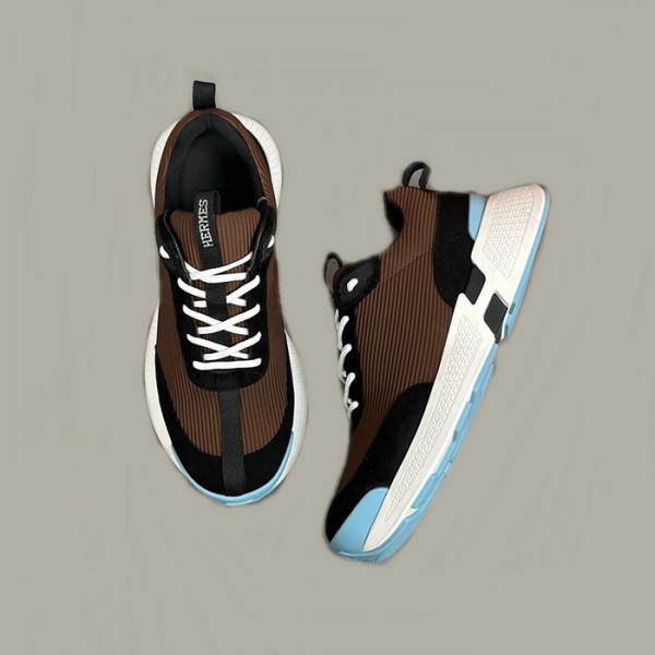 ✨에르메스 남성 엔볼 브라운 스니커즈 - Hermes Mens Brown Sneakers - hes689x