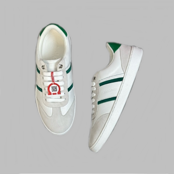 ✨페라가모 남성 그린 스니커즈 - Ferragamo Mens Green Sneakers - fes694x