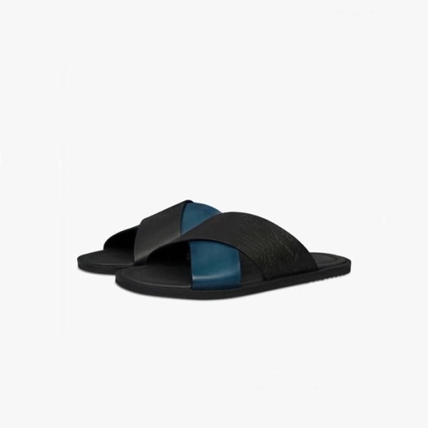 ✨벨루티 남성 블루 슬리퍼 - Berluti Mens Blue Slippers - bes725x