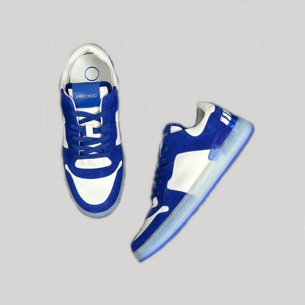 ✨지미츄 남성 블루 스니커즈 - Jimmy Choo Mens Blue Sneakers - jis730x