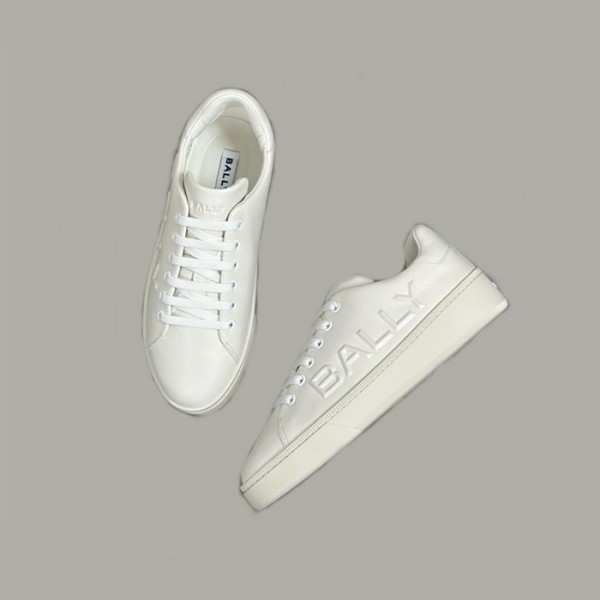 ✨발리 남성 화이트 스니커즈 - Bally Mens White Sneakers - bal732x