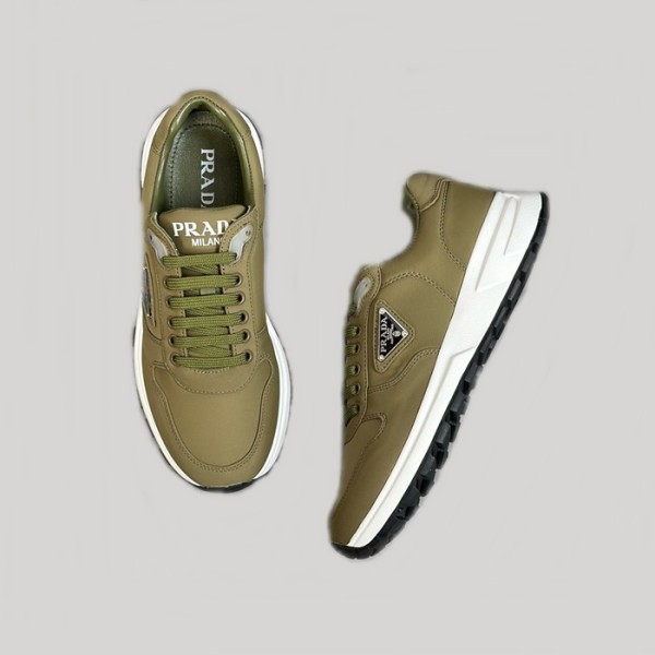 ✨프라다 남성 카키 스니커즈 - Prada Mens Khaki Sneakers - prs735x