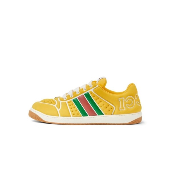 ✨구찌 남성 옐로우 스니커즈 - Gucci Mens Screener Sneakers - gus742x