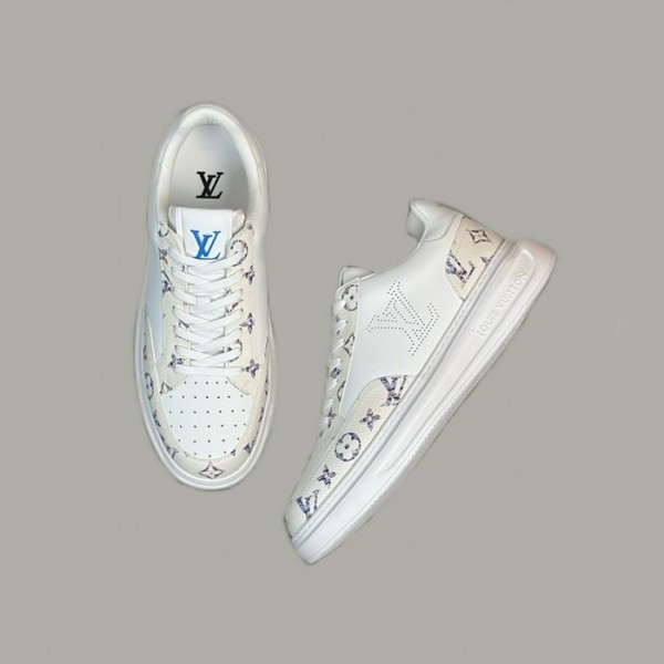 ✨루이비통 남성 아이보리 스니커즈 - Louis vuitton Mens Ivory Sneakers - lvs757x