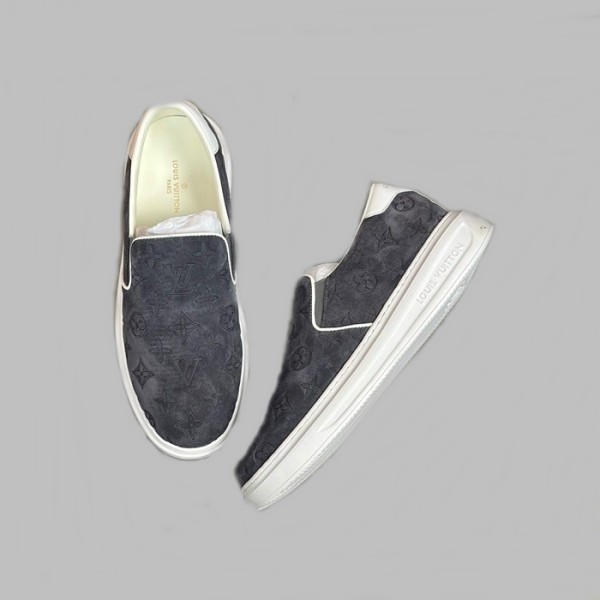 ✨루이비통 남성 그레이 로퍼 - Louis vuitton Mens Gray Loafer - lvs758x