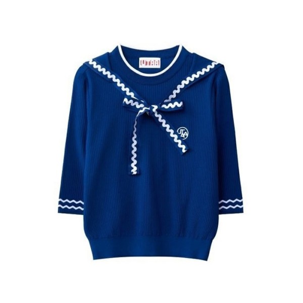 ✨[UTAA] 유타 여성 픽셀 리본 웨이브 풀오버 - gol864x