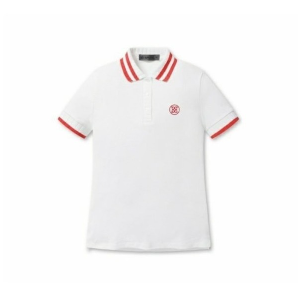 ✨[G/FORE] 지포어 여성 투톤 컬러 피케 폴로 티셔츠 - gol882x