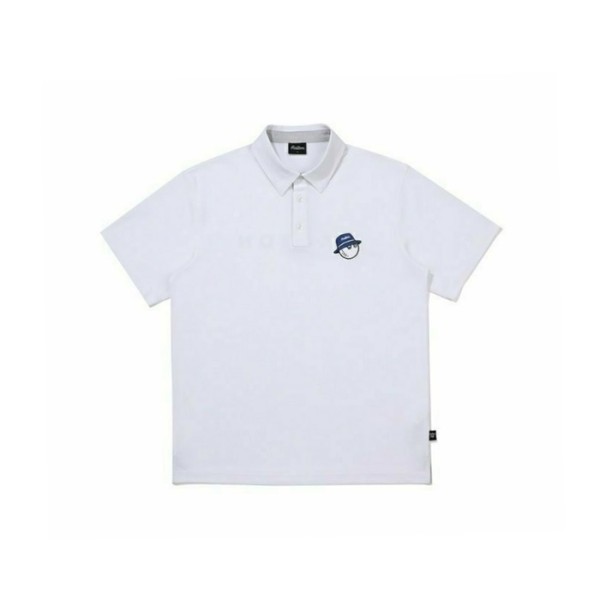 ✨[MALBON] 말본 남성 버킷 포인트 폴로 티셔츠 - gol965x