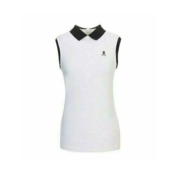 ✨[MARK & RONA] 마크앤로나 여성 백지퍼 슬리브리스 폴로 - gol1007x