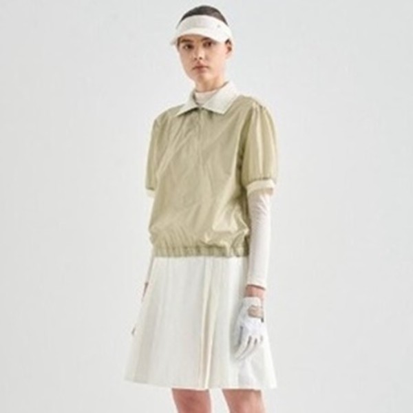 ✨[LANVIN BLANC] 랑방블랑 여성 텍스처 블록 드로우스트링 탑 - gol1014x