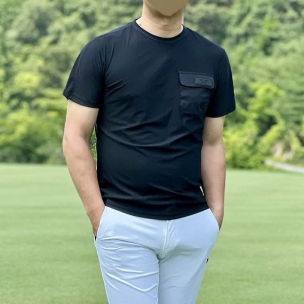 ✨PXG 남성 썸머 빅로고 라운드 넥 티셔츠 - gol1040x