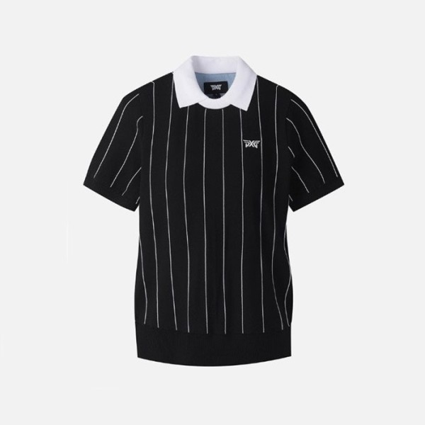 ✨PXG 여성 썸머 패턴 하프 슬리브 스웨터 - gol1072x