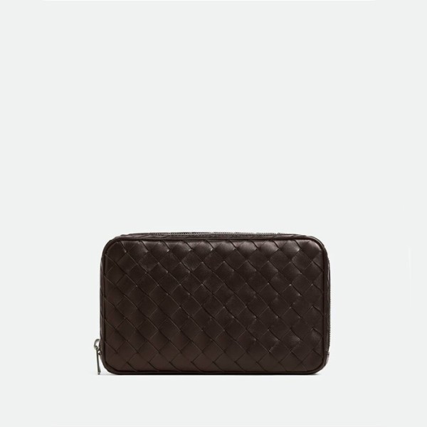 ✨보테가베네타 남성 초코 브라운 파우치 - Bottega Veneta Mens Brown Pouch - bvb2074x