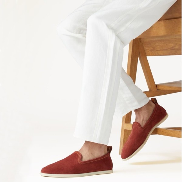 ✨로로피아나 남성 오렌지 로퍼 - Loro Piana Mens Summer Walk Loafer - lps759x