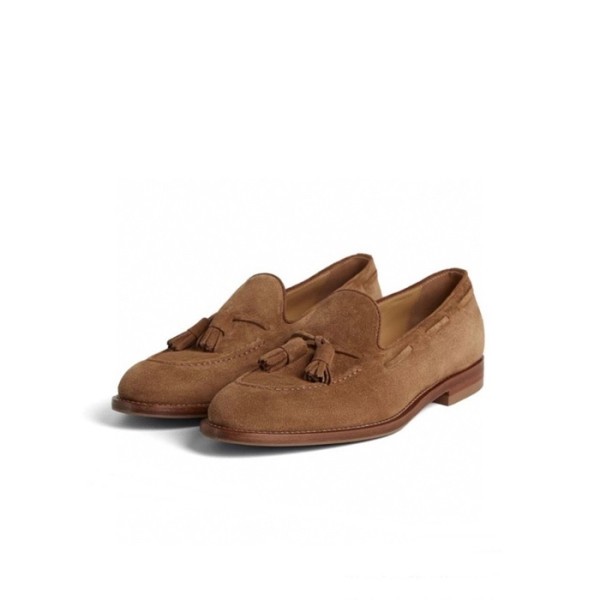 ✨브루넬로쿠치넬리 남성 카멜 로퍼 - Brunello Cucinelli Mens Camel Loafer - brs770x