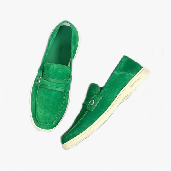 ✨페라가모 남성 그린 스니커즈 - Ferragamo Mens Green Sneakers - fes801x