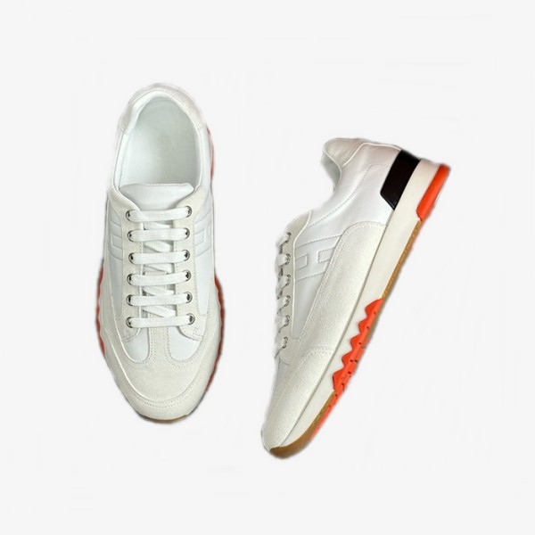 ✨에르메스 남성 화이트 스니커즈 - Hermes Mens White Sneakers - hes842x