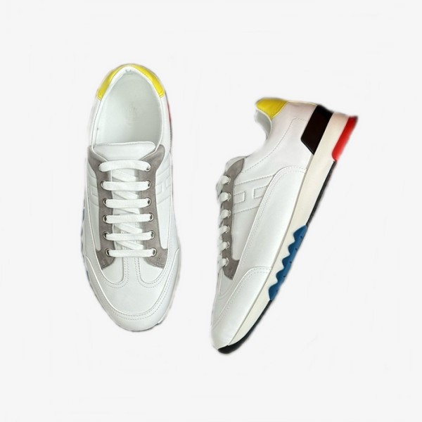 ✨에르메스 남성 화이트 스니커즈 - Hermes Mens White Sneakers - hes845x