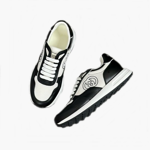 ✨구찌 남성 블랙 스니커즈 - Gucci Mens Black Sneakers - gus849x