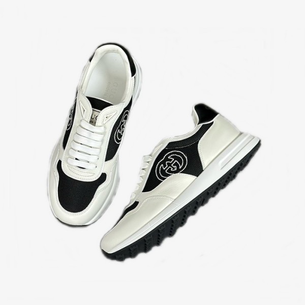 ✨구찌 남성 블랙 스니커즈 - Gucci Mens Black Sneakers - gus851x