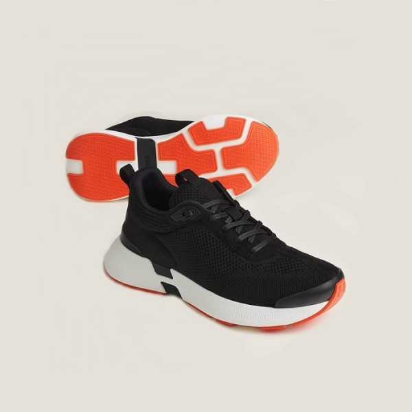 ✨에르메스 남성 블랙 스니커즈 - Hermes Mens Heros Sneakers - hes862x
