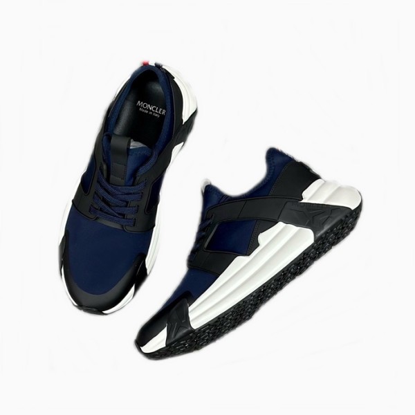 ✨몽클레어 남성 네이비 스니커즈 - Moncler Mens Navy Sneakers - mos875x