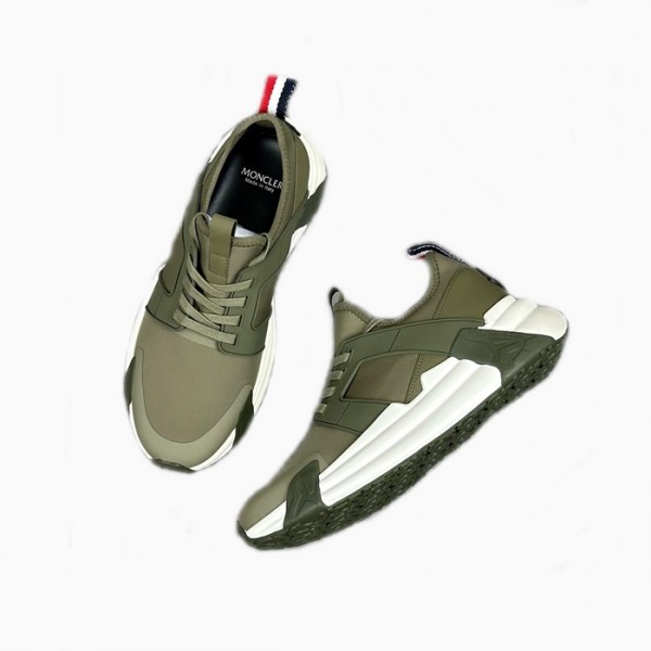 ✨몽클레어 남성 카키 스니커즈 - Moncler Mens Khaki Sneakers - mos877x