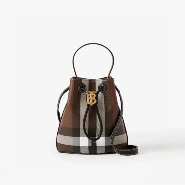 ✨버버리 여성 브라운 버킷백 - Burberry Womens Brown Bucket Bag - bub2093x