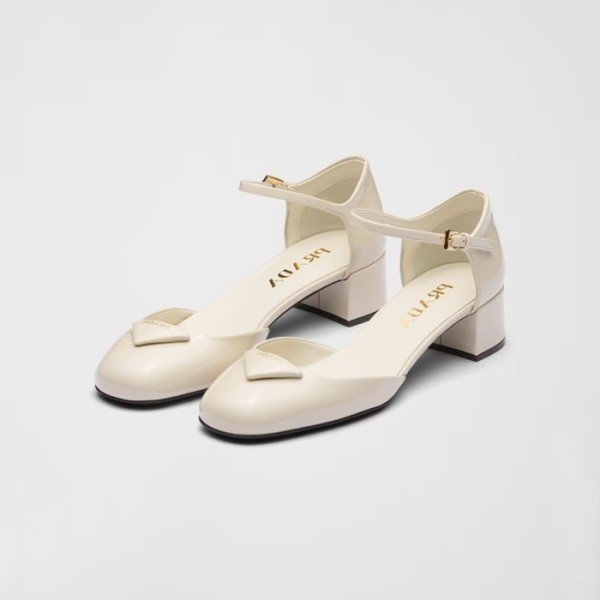 ✨프라다 여성 메리제인 샌들 - Prada Womens White Sandals - prs962x