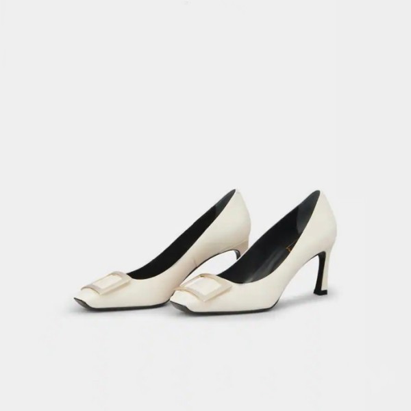 ✨로저비비에 여성 크레 트럼펫 - Roger Vivier Womens Cream Pumps - vis972x