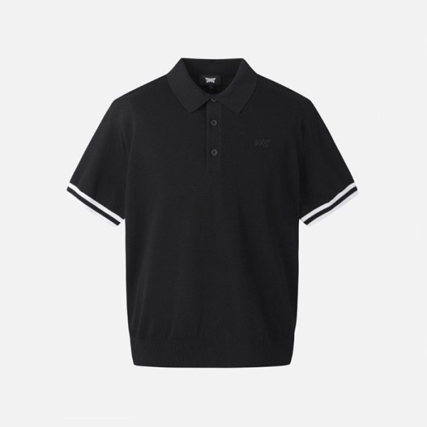 ✨PXG 남성 썸머 카라 쇼츠 슬리브 니트 - gol1105x