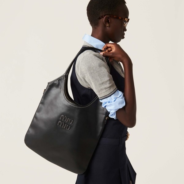 ✨미우미우 여성 블랙 아이비 백 - Miumiu Womens Ivy Bag - mib2137x