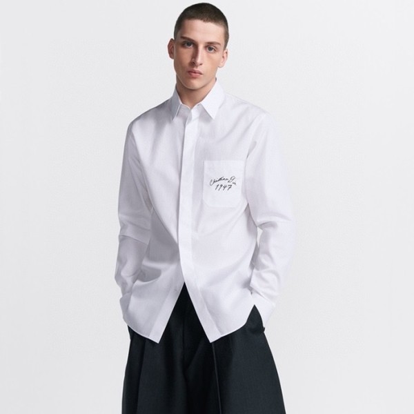 ✨디올 남성 화이트 셔츠 - Dior Mens White Dress Shirts - dic925x